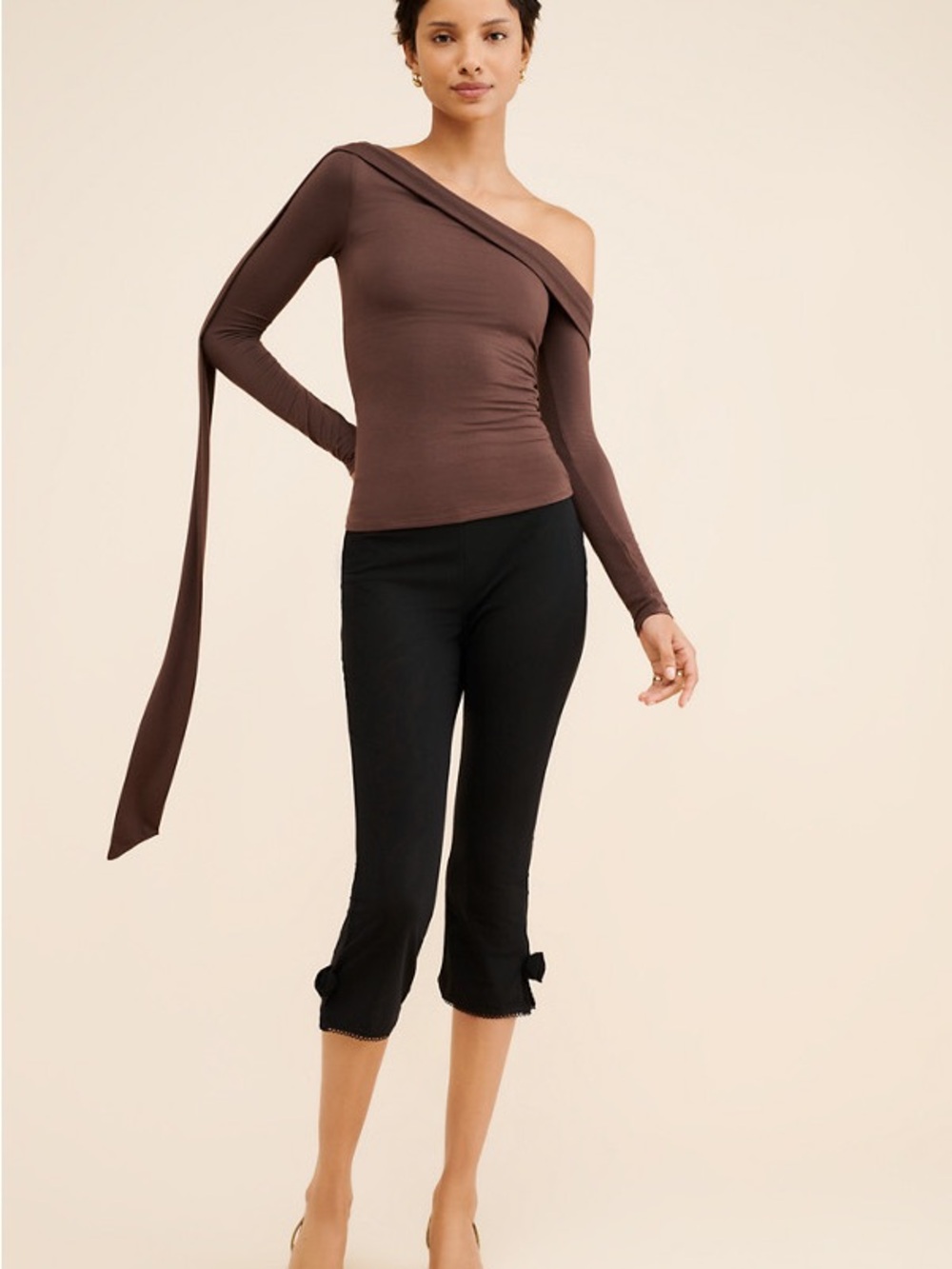 Geel Baron Top in Hickory Brown - Picture 3 of 6